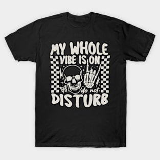 "Do Not Disturb" Skull T-Shirt